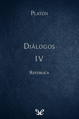 Platón Diálogos IV