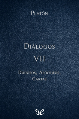 Platón Diálogos VII