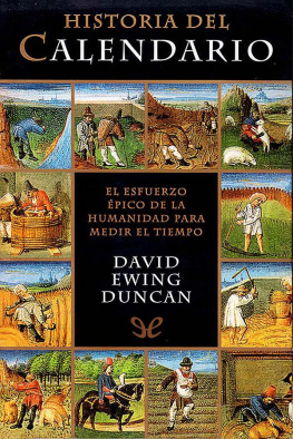 David Ewing Duncan - Historia del calendario