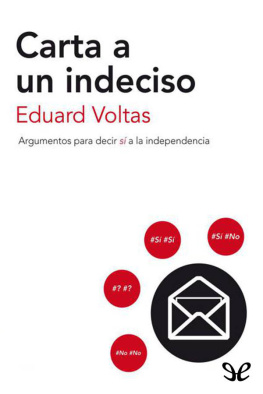 Eduard Voltas - Carta a un indeciso