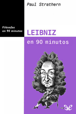 Paul Strathern Leibniz en 90 minutos