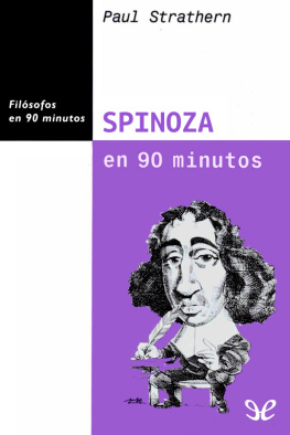 Paul Strathern Spinoza en 90 minutos