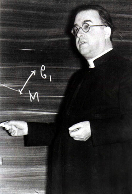 Fotografía de Georges Lemaître tomada en la Universidad Católica de Lovaina - photo 1