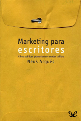 Neus Arqués Salvador - Marketing para escritores