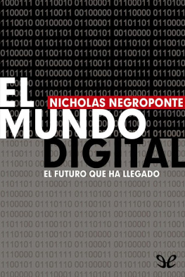 Nicholas Negroponte - El mundo digital