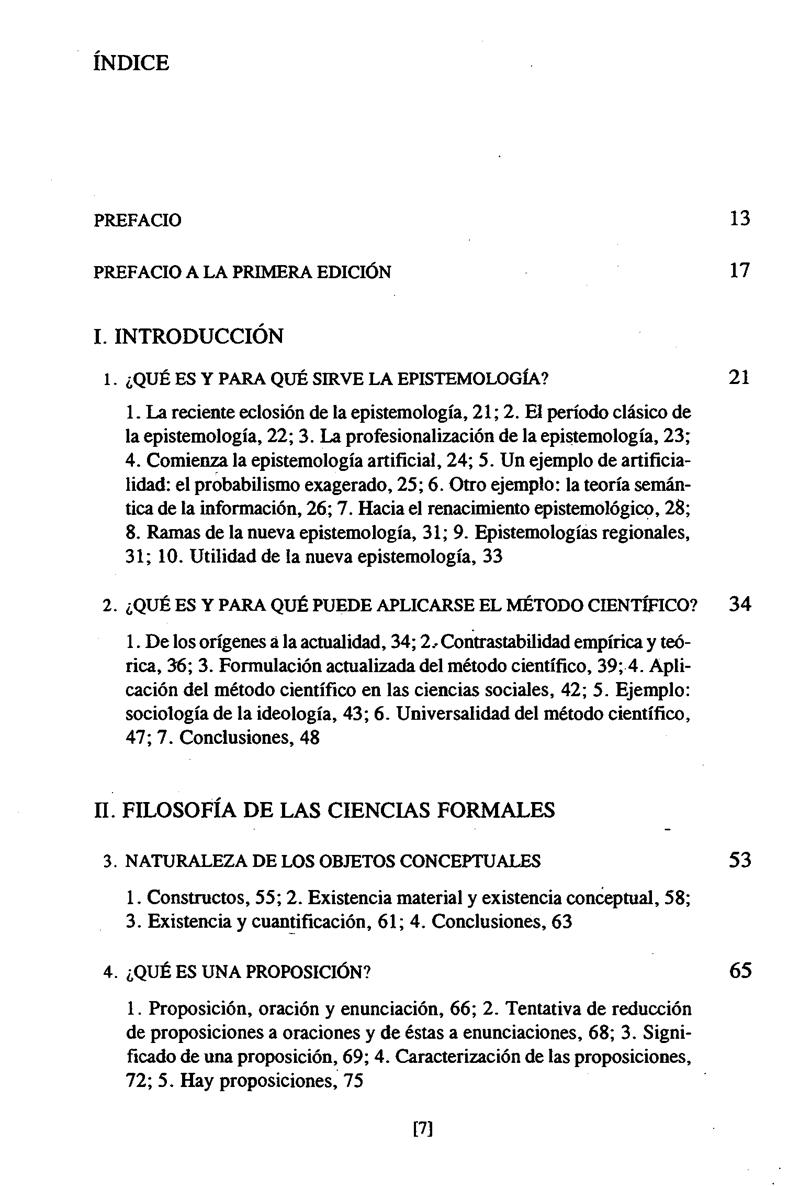 ÍNDICE I INTRODUCCIÓN 1 La reciente eclosión de la epistemología 21 2 - photo 7