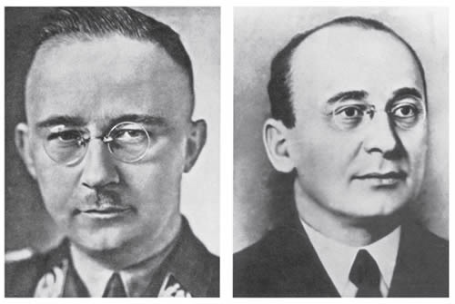 El Reichsführer de las SS Heinrich Himmler y el jefe de la NKVD Lavrenti Beria - photo 10