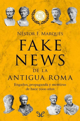 Néstor F. Marqués Fake News de la antigua Roma