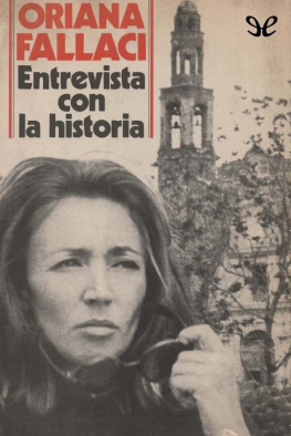 Oriana Fallaci Entrevista con la historia