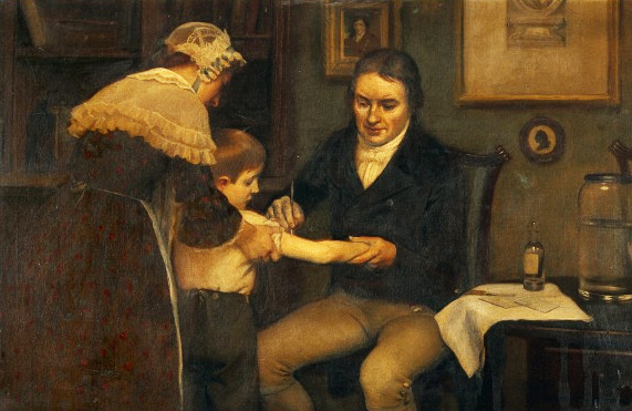 Jenner realizando su primera vacunación en James Phipps el 14 de mayo de 1796 - photo 2