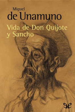 Miguel de Unamuno Vida de Don Quijote y Sancho