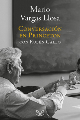Mario Vargas Llosa Conversación en Princeton