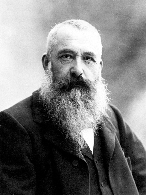 Fotografía de Claude Monet tomada por Nadar en 1899 Claude Monet nace en París - photo 1