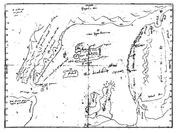 En 1606 Gudbrandur Thorláksson obispo islandés realizó este mapa del - photo 1