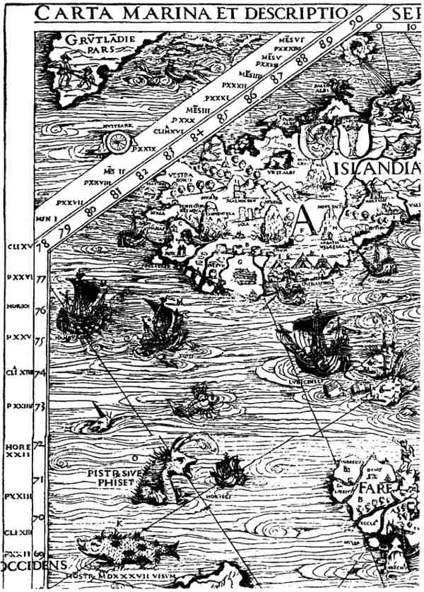 Detalle que muestra la guerra del Bacalao de 1532 frente a Grindavík de la - photo 4