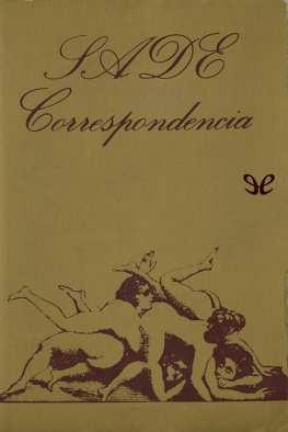 Marqués de Sade - Correspondencia
