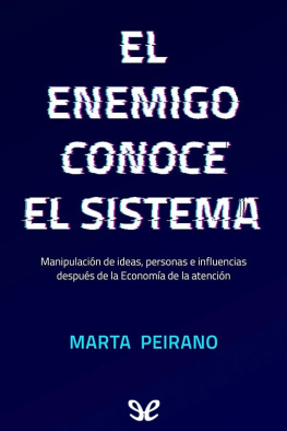 Marta Peirano El enemigo conoce el sistema