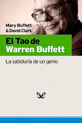 Mary Buffett - El Tao de Warren Buffett