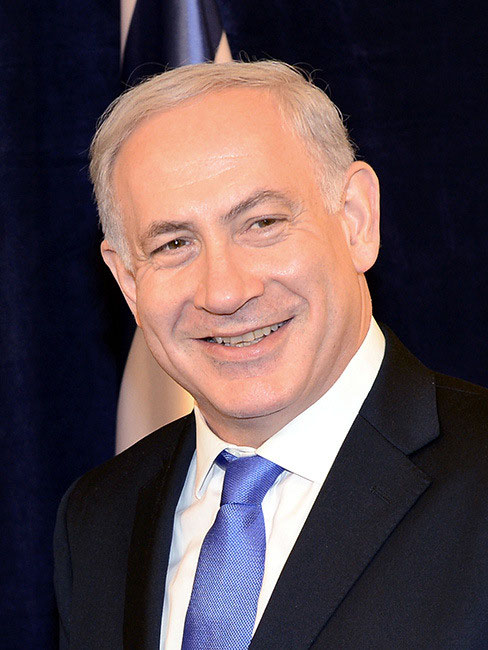 Retrato de Benjamín Netanyahu Benjamín Netanyahu nace en Tel Aviv en 1949 Su - photo 2