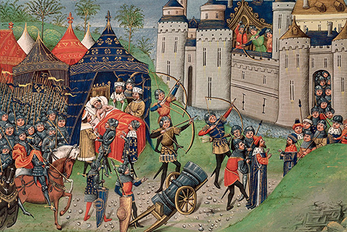Muerte de Beltrán Duguesclín en el sitio de Châteauneuf-de-Randon ilustración - photo 2