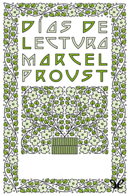 Marcel Proust Días de lectura