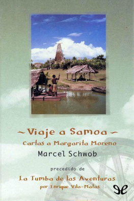 Marcel Schwob Viaje a Samoa. Cartas a Margarita Moreno
