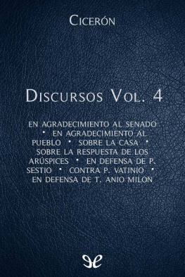 Marco Tulio Cicerón - Discursos Vol. 4