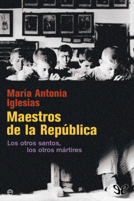 María Antonia Iglesias Maestros de la República