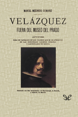 Manuel Mesonero Romanos Velázquez fuera del Museo del Prado