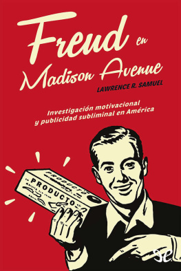 Lawrence R. Samuel - Freud en Madison Avenue