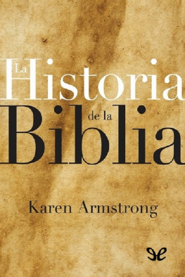 Karen Armstrong La historia de la Biblia