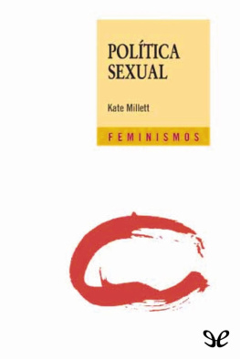 Kate Millett Política sexual