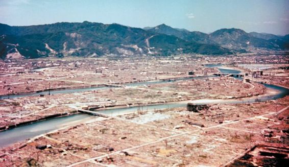 Imagen de Hiroshima después de la bomba atómica de agosto de 1945 United - photo 19