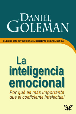 Daniel Goleman La Inteligencia Emocional