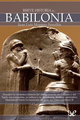 Juan Luis Montero Fenollós Breve historia de Babilonia