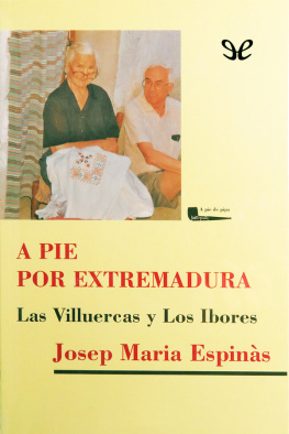 Josep Maria Espinàs A pie por Extremadura