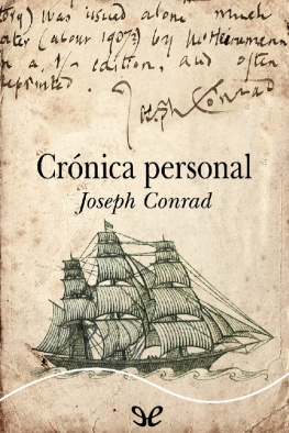 Joseph Conrad Crónica personal