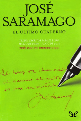 José Saramago - El último cuaderno