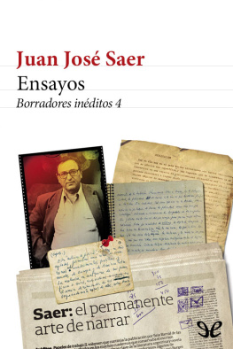 Juan José Saer Ensayos