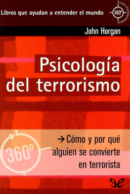 John Horgan - Psicología del terrorismo