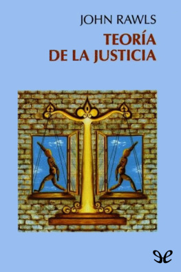 John Rawls Teoría de la justicia