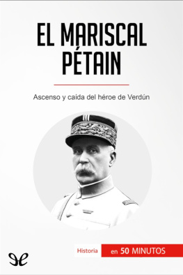 Jonathan Duhoux - El mariscal Pétain