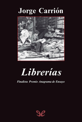 Jorge Carrión Librerías