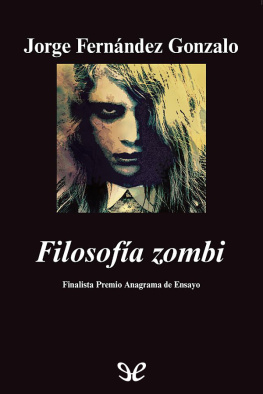 Jorge Fernández Gonzalo Filosofía zombi