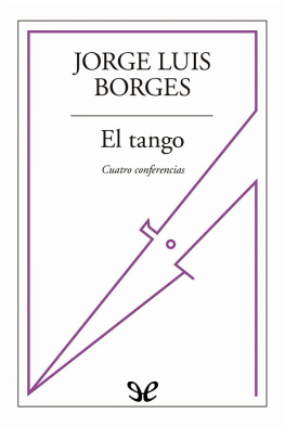 Jorge Luis Borges El tango