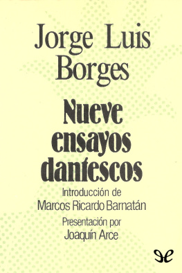 Jorge Luis Borges Nueve ensayos dantescos