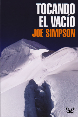 Joe Simpson - Tocando el vacío