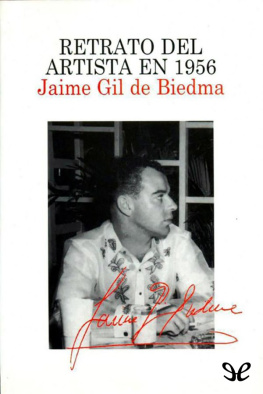Jaime Gil de Biedma Retrato del artista en 1956