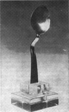 El premio Uri de parapsicología El trofeo consiste en una cuchara de acero - photo 1