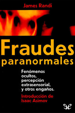 James Randi - Fraudes paranormales